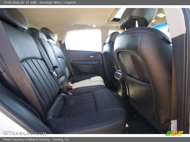 Moonlight White / Graphite 2008 Infiniti EX 35 AWD