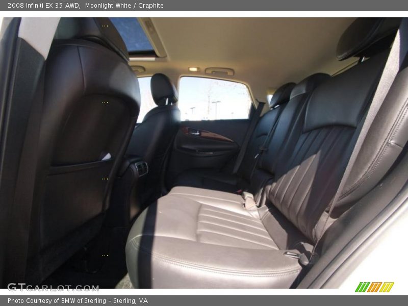 Moonlight White / Graphite 2008 Infiniti EX 35 AWD