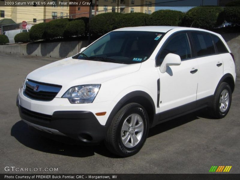 Polar White / Gray 2009 Saturn VUE XE V6 AWD