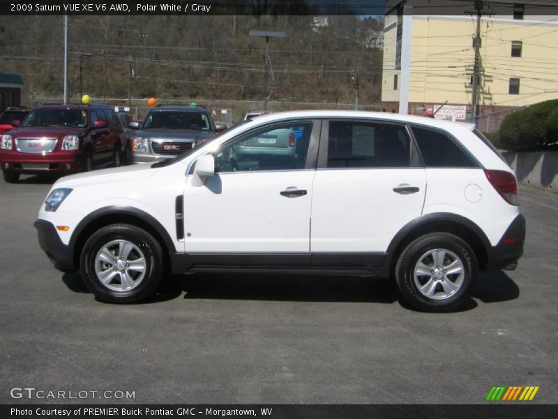 Polar White / Gray 2009 Saturn VUE XE V6 AWD