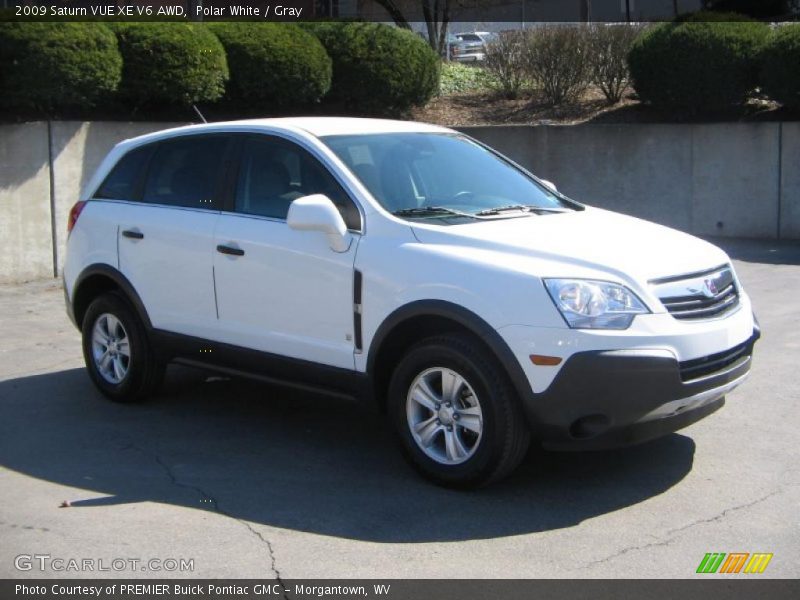 Polar White / Gray 2009 Saturn VUE XE V6 AWD