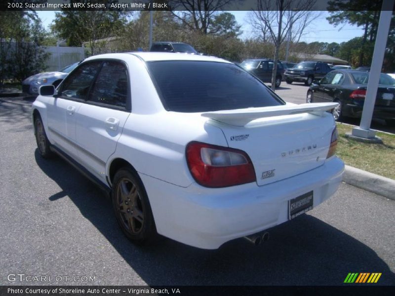 Aspen White / Black 2002 Subaru Impreza WRX Sedan