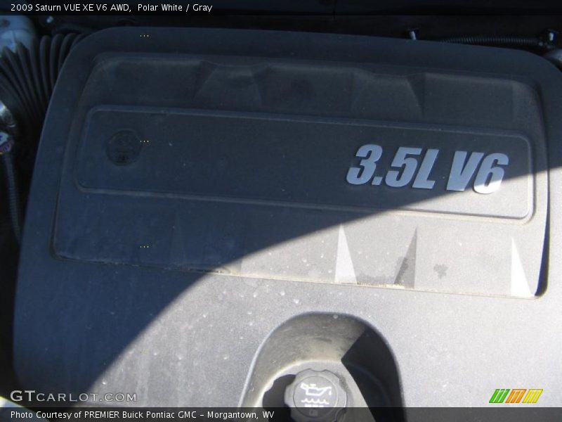 Polar White / Gray 2009 Saturn VUE XE V6 AWD