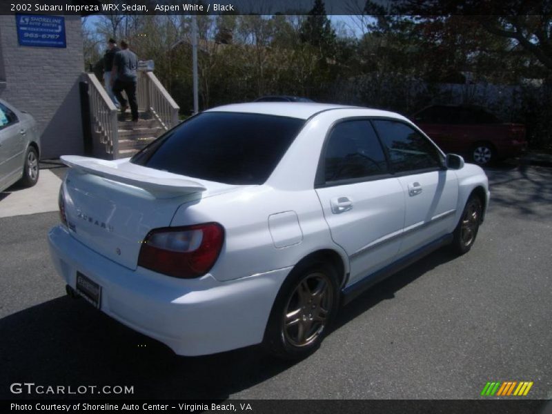 Aspen White / Black 2002 Subaru Impreza WRX Sedan