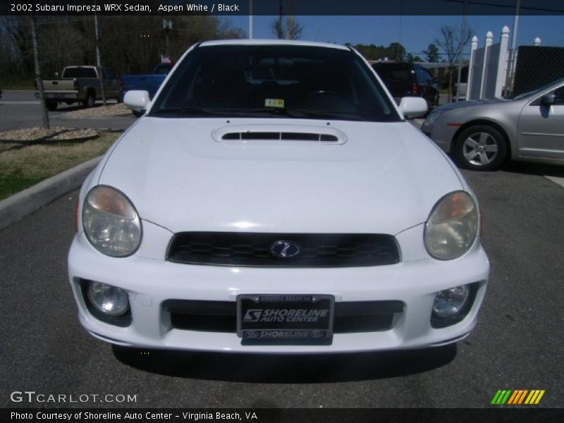Aspen White / Black 2002 Subaru Impreza WRX Sedan