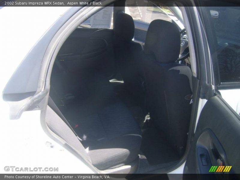 Aspen White / Black 2002 Subaru Impreza WRX Sedan