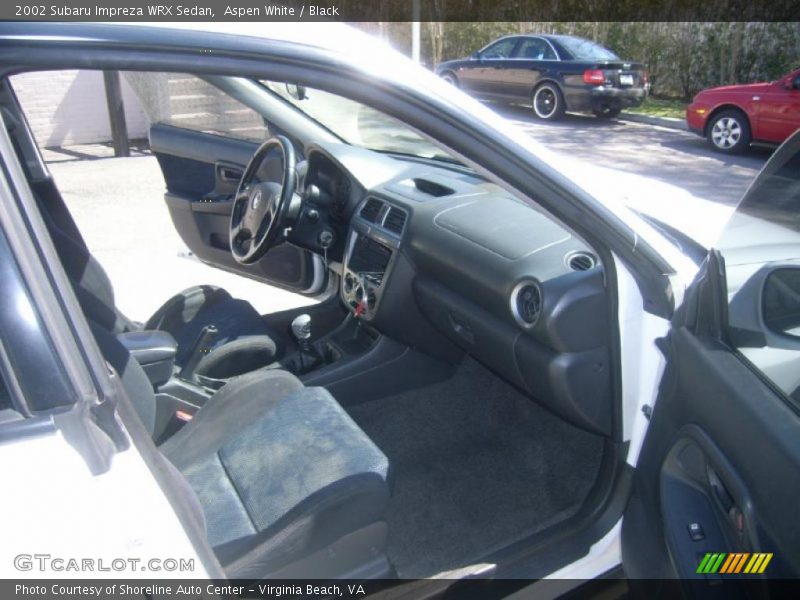Aspen White / Black 2002 Subaru Impreza WRX Sedan