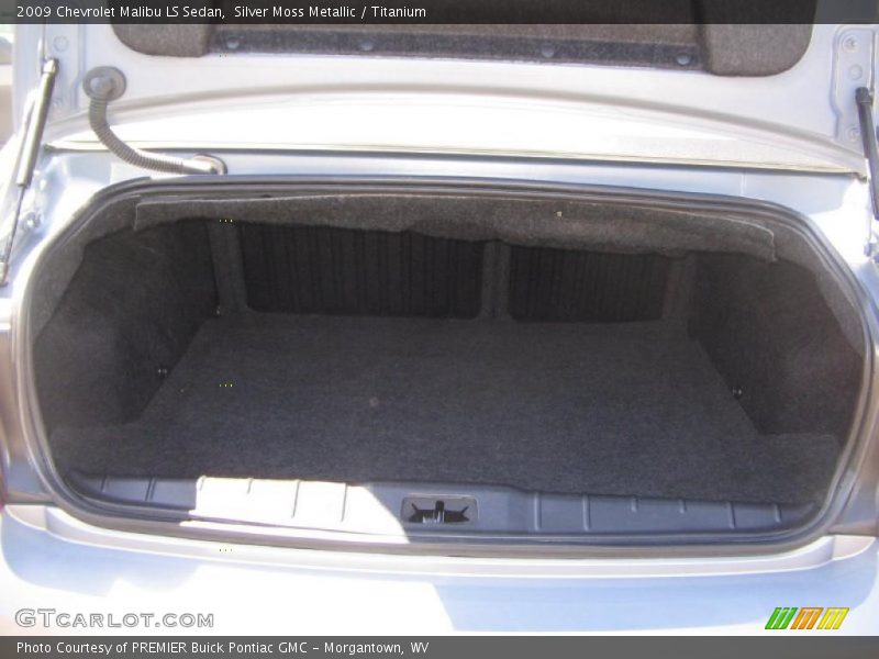 Silver Moss Metallic / Titanium 2009 Chevrolet Malibu LS Sedan
