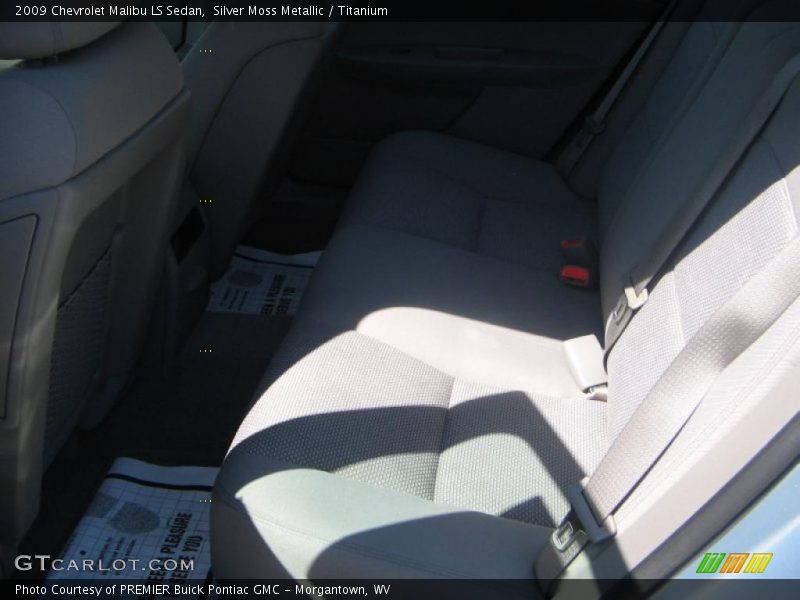 Silver Moss Metallic / Titanium 2009 Chevrolet Malibu LS Sedan