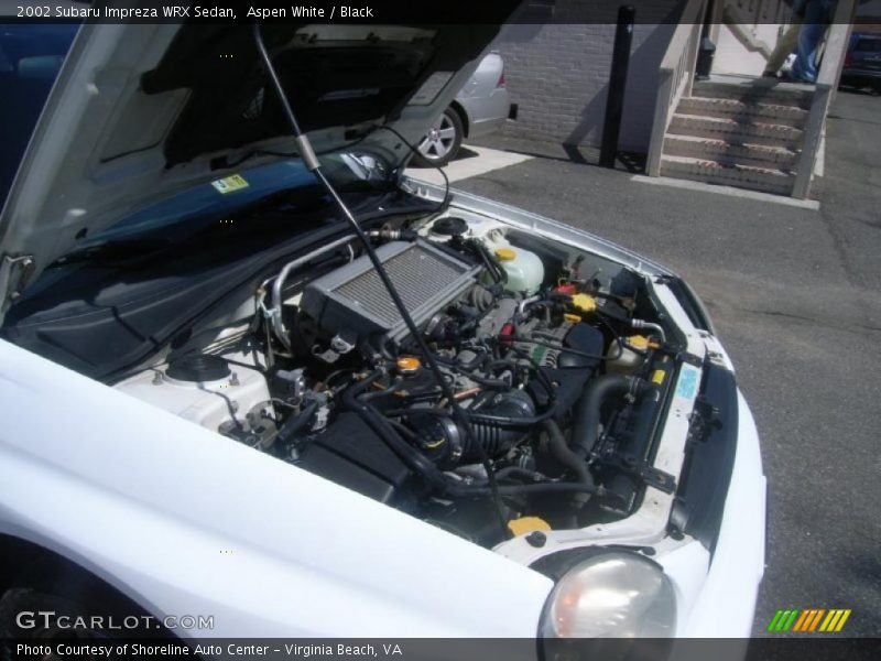 Aspen White / Black 2002 Subaru Impreza WRX Sedan