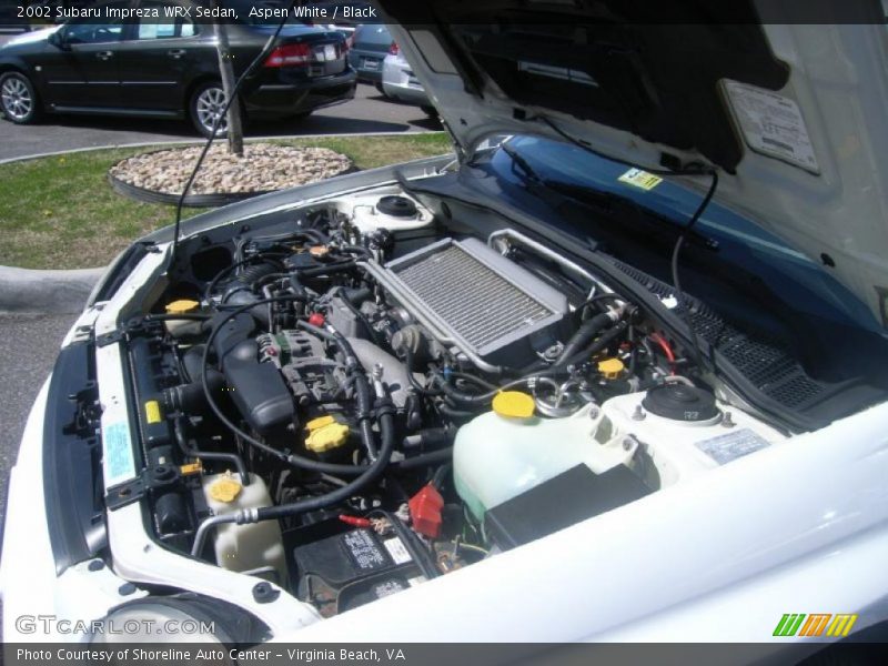 Aspen White / Black 2002 Subaru Impreza WRX Sedan