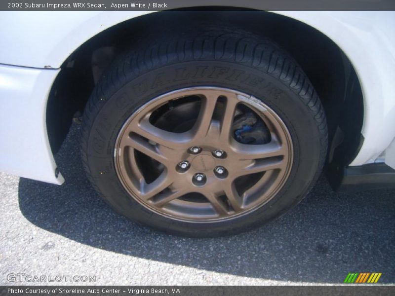 Aspen White / Black 2002 Subaru Impreza WRX Sedan