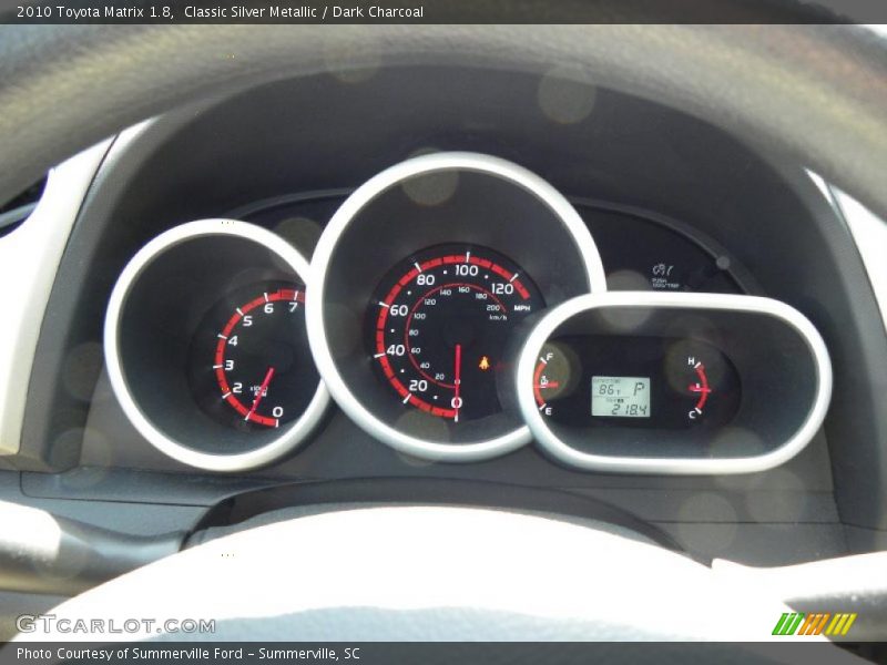 Classic Silver Metallic / Dark Charcoal 2010 Toyota Matrix 1.8