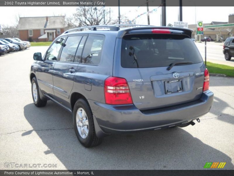 Bluestone Metallic / Gray 2002 Toyota Highlander Limited