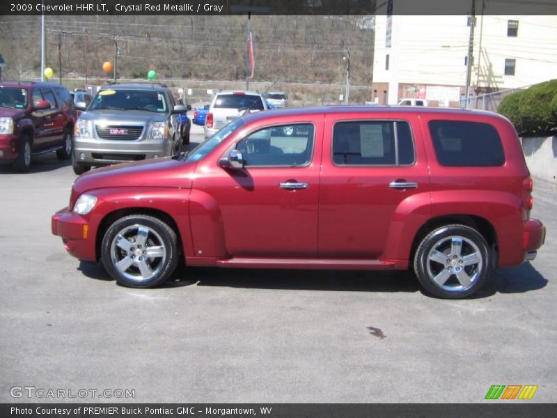 Crystal Red Metallic / Gray 2009 Chevrolet HHR LT