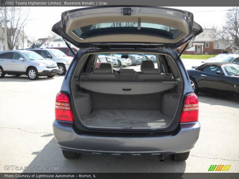 Bluestone Metallic / Gray 2002 Toyota Highlander Limited