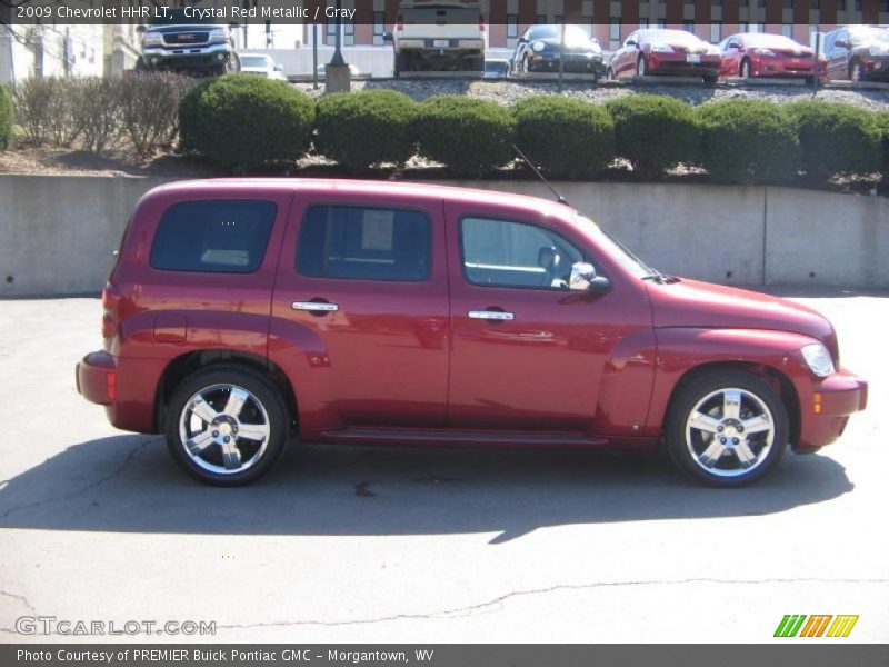 Crystal Red Metallic / Gray 2009 Chevrolet HHR LT