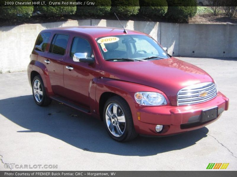 Crystal Red Metallic / Gray 2009 Chevrolet HHR LT