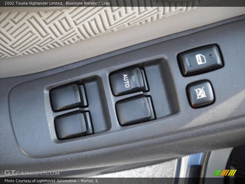 Bluestone Metallic / Gray 2002 Toyota Highlander Limited