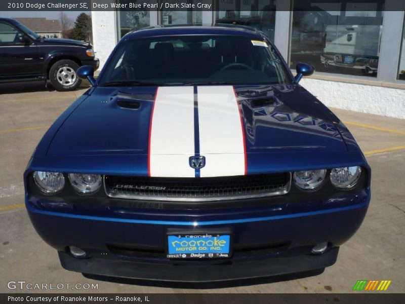 Deep Water Blue Pearl / Dark Slate Gray 2010 Dodge Challenger SE