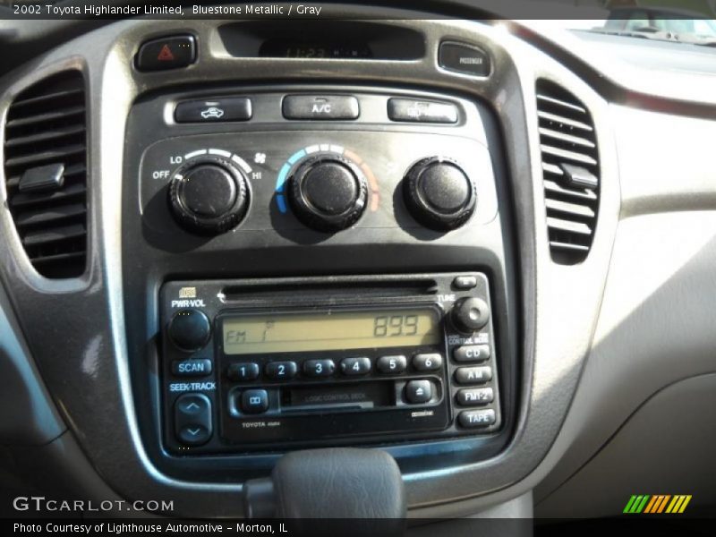 Bluestone Metallic / Gray 2002 Toyota Highlander Limited