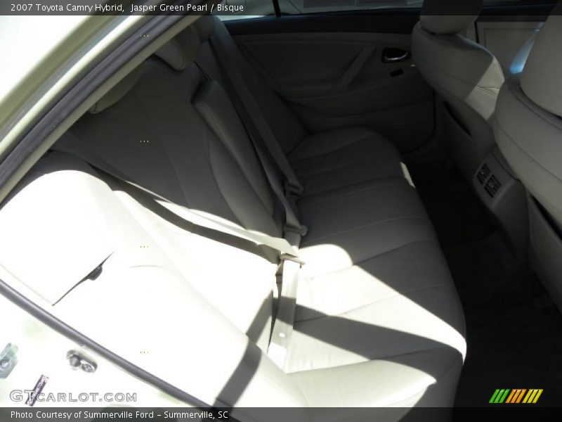 Jasper Green Pearl / Bisque 2007 Toyota Camry Hybrid