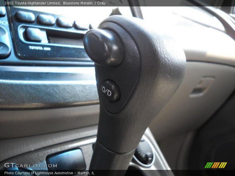 Bluestone Metallic / Gray 2002 Toyota Highlander Limited
