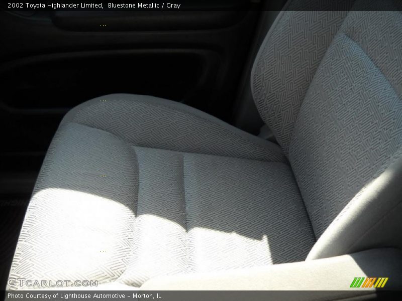 Bluestone Metallic / Gray 2002 Toyota Highlander Limited
