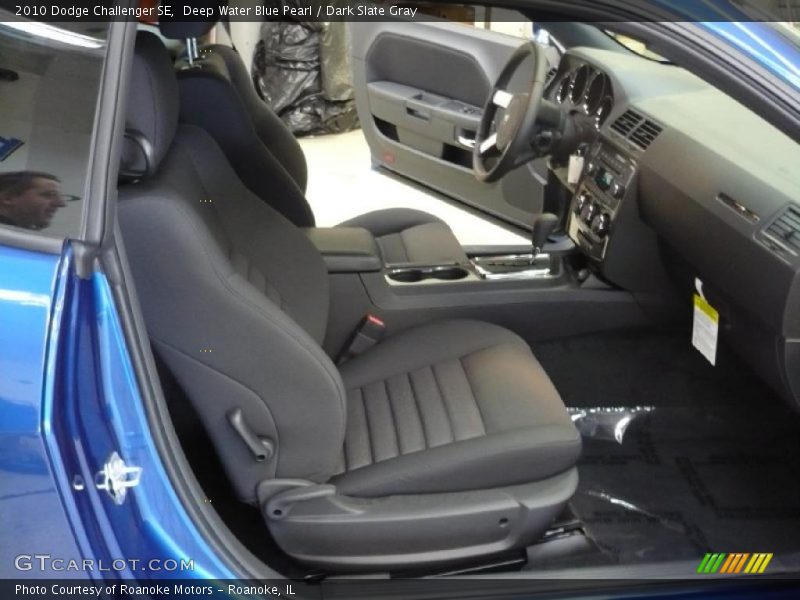 Deep Water Blue Pearl / Dark Slate Gray 2010 Dodge Challenger SE