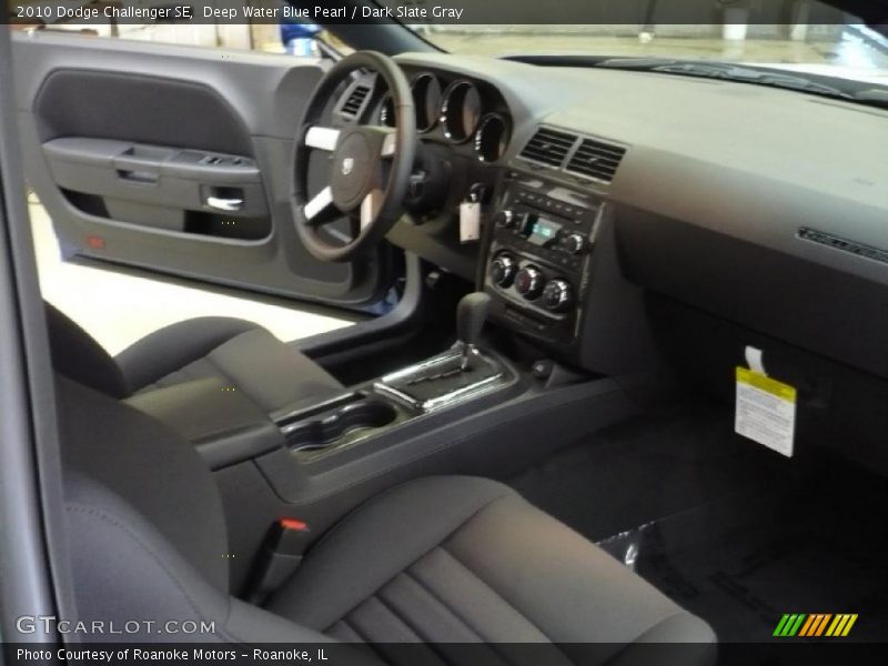 Deep Water Blue Pearl / Dark Slate Gray 2010 Dodge Challenger SE