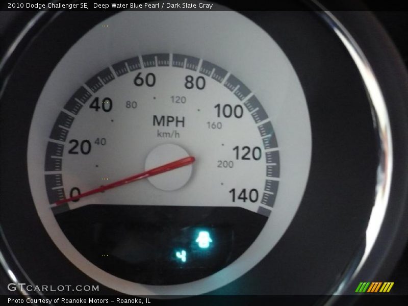 Deep Water Blue Pearl / Dark Slate Gray 2010 Dodge Challenger SE