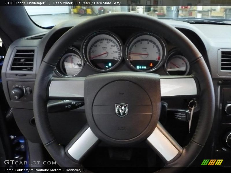 Deep Water Blue Pearl / Dark Slate Gray 2010 Dodge Challenger SE