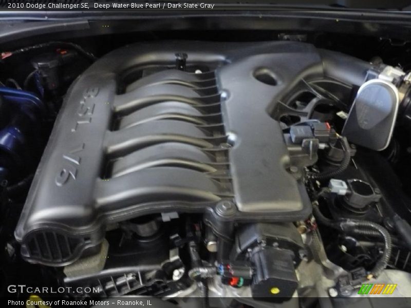 Deep Water Blue Pearl / Dark Slate Gray 2010 Dodge Challenger SE