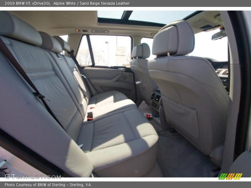 Alpine White / Sand Beige Nevada Leather 2009 BMW X5 xDrive30i