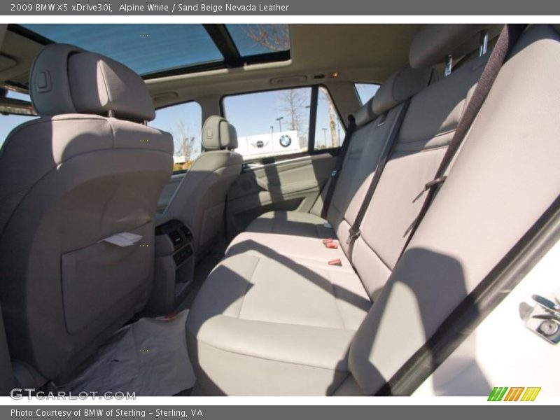 Alpine White / Sand Beige Nevada Leather 2009 BMW X5 xDrive30i