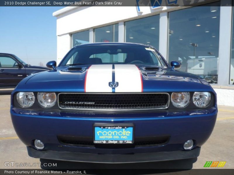 Deep Water Blue Pearl / Dark Slate Gray 2010 Dodge Challenger SE