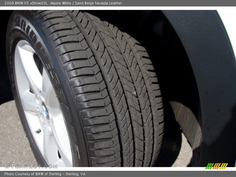Alpine White / Sand Beige Nevada Leather 2009 BMW X5 xDrive30i