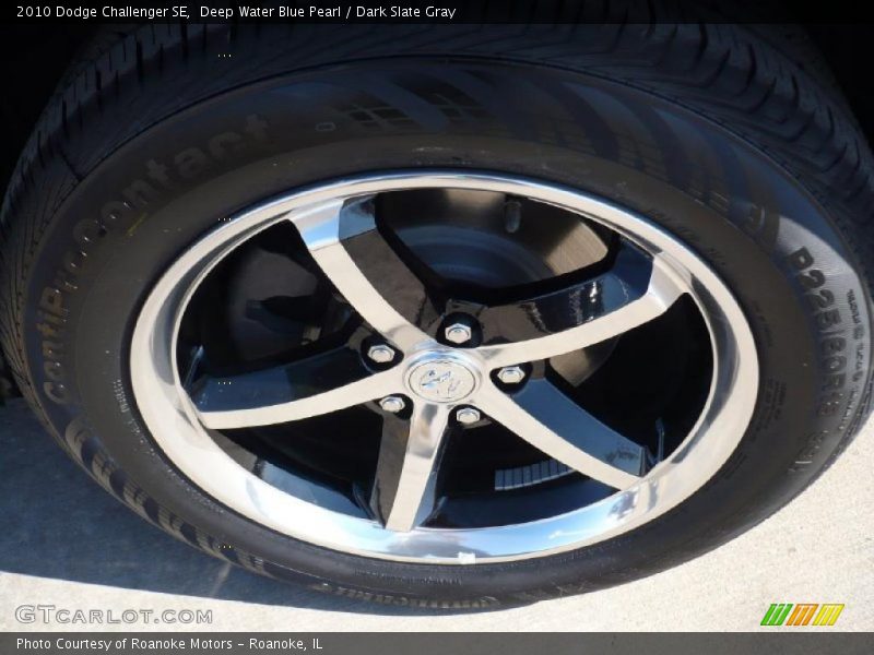 Deep Water Blue Pearl / Dark Slate Gray 2010 Dodge Challenger SE