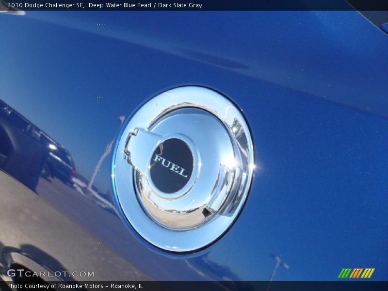 Deep Water Blue Pearl / Dark Slate Gray 2010 Dodge Challenger SE