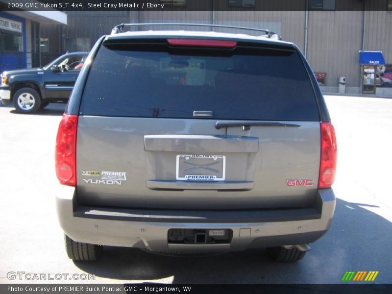 Steel Gray Metallic / Ebony 2009 GMC Yukon SLT 4x4