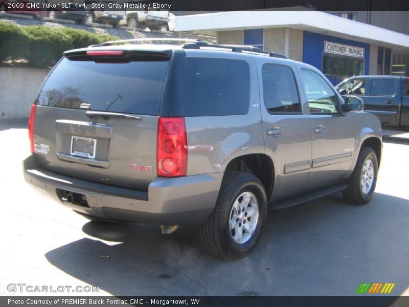 Steel Gray Metallic / Ebony 2009 GMC Yukon SLT 4x4