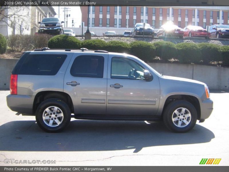 Steel Gray Metallic / Ebony 2009 GMC Yukon SLT 4x4