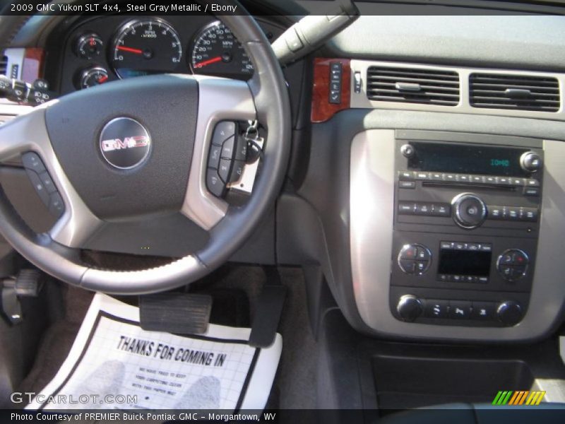 Steel Gray Metallic / Ebony 2009 GMC Yukon SLT 4x4