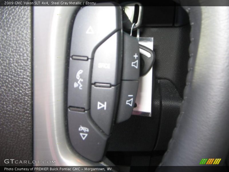 Steel Gray Metallic / Ebony 2009 GMC Yukon SLT 4x4