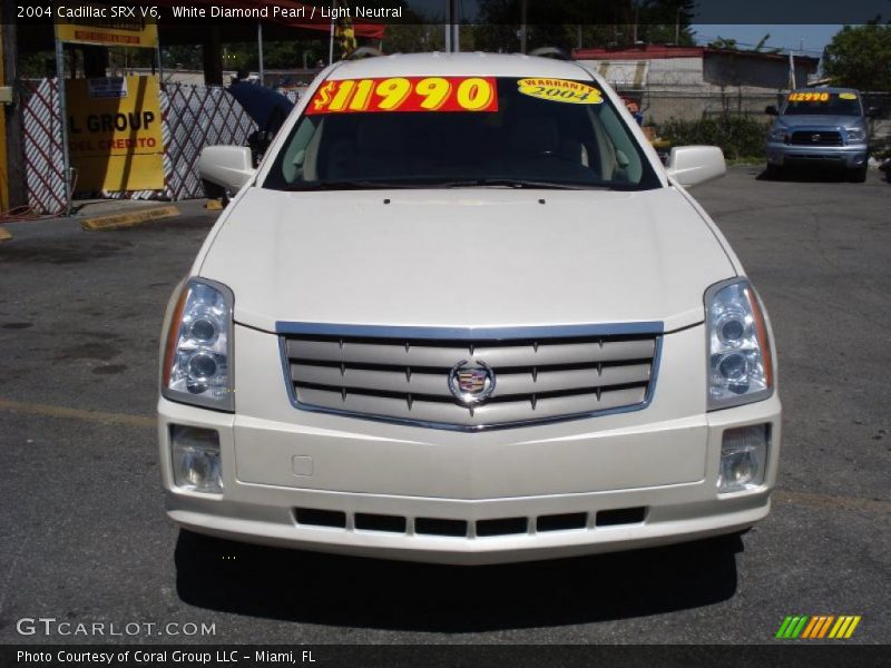 White Diamond Pearl / Light Neutral 2004 Cadillac SRX V6
