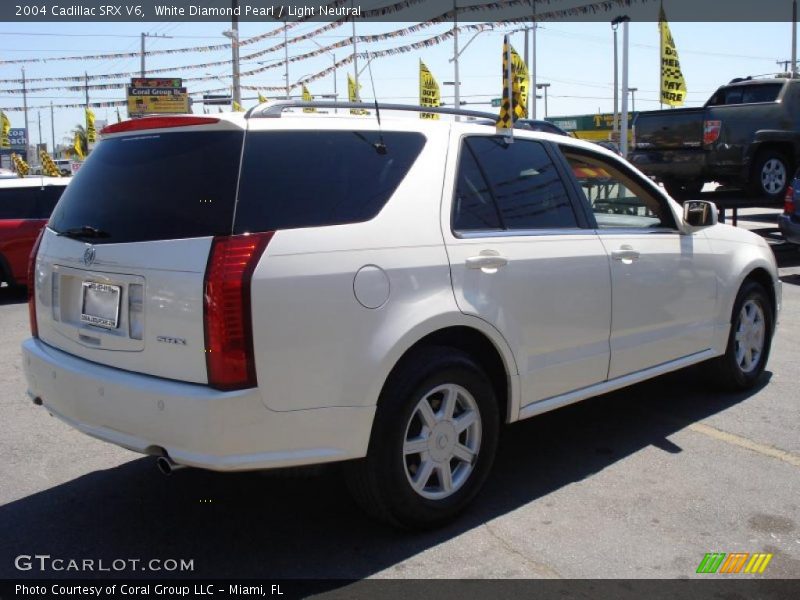 White Diamond Pearl / Light Neutral 2004 Cadillac SRX V6