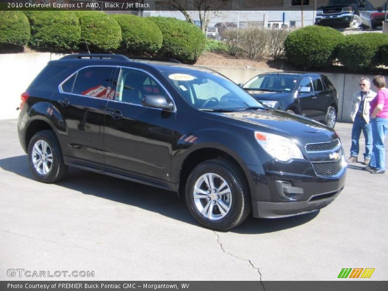 Black / Jet Black 2010 Chevrolet Equinox LT AWD