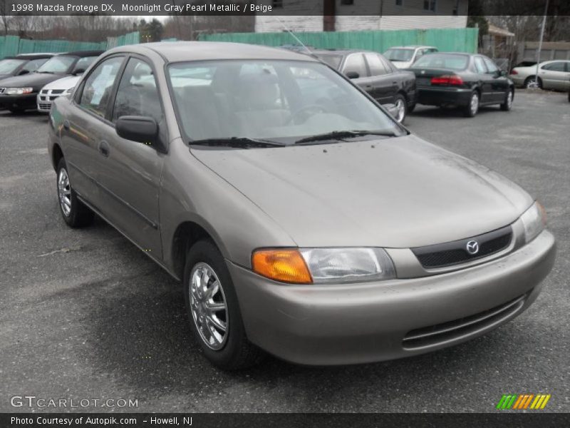 Moonlight Gray Pearl Metallic / Beige 1998 Mazda Protege DX