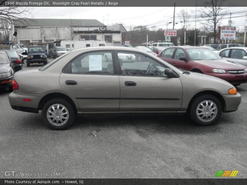 Moonlight Gray Pearl Metallic / Beige 1998 Mazda Protege DX
