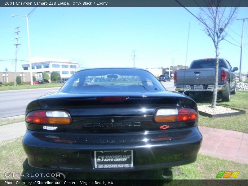 Onyx Black / Ebony 2001 Chevrolet Camaro Z28 Coupe